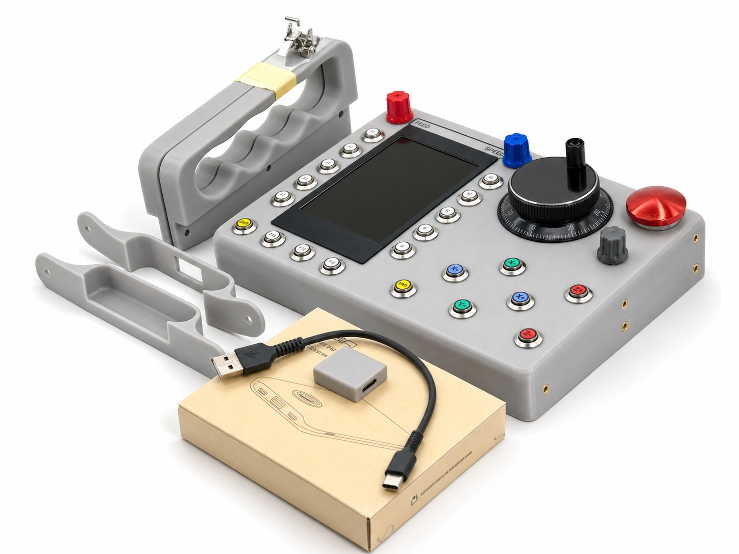 UCDeck handheld interface kit with deck, mounts, and accessory box